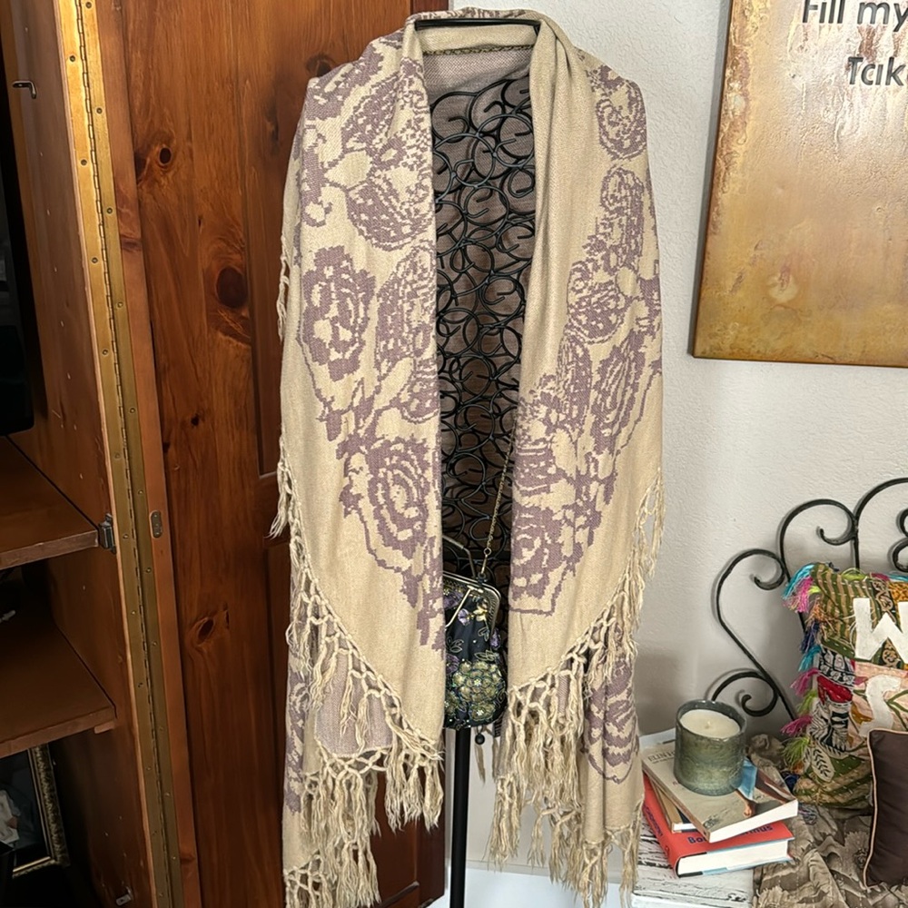 COPY - Country girl vibes!  Long Boho Vest with fringe!